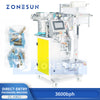 ZONESUN ZS-JSBZ2 Screw Hardware Accessories Pouch Packing Machine Filling Sealing Equipment