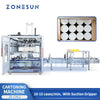 ZONESUN ZS-CPL2 Pick and Place Case Packer Automatic Case Packing Machine for Jars Cans