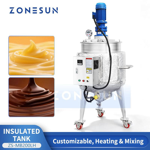 ZS-MB200LH heating mixing tank for viscous liquids