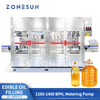 ZS-MPO12 automatic edible oil filling machine, 1200–1400 bottles per hour