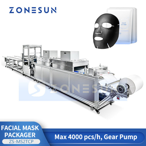 ZONESUN ZS-MS2TCP Automatic Facial Mask Cutting and Bagging Machine