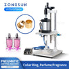 ZONESUN ZS-GK5 Pneumatic Perfume Bottle Capping Machine Interchangeable Molds