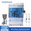 ZONESUN ZS-ZFC2 Automatic Pre-filled Syringe (PFS) Filling and Sealing Machine Syringe Filler with Plunger Insertion