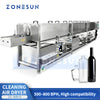 ZONESUN ZS-WB16 Automatic 2-in-1 Bottle Washing and Drying Machine Industrial Integrated Glass Bottle Cleaning