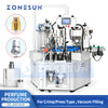 ZONESUN ZS-AFC42P Automatic Rotary Perfume Washing Filling Crimping Capping Monoblock Machine