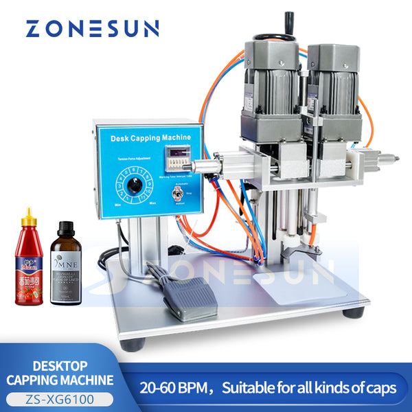 ZONESUN ZS-XG6100 Desktop Capping Machine for Pump & Spray Caps