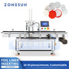 ZONESUN ZS-RG001 Benchtop Automatic Aluminum Foil Liner Inserting Machine for Bottle Cap Lining