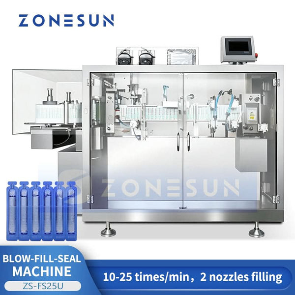 ZONESUN ZS-FS25U Automatic Plastic Ampoule Blow-Fill-Seal (BFS) Machine Monodose Packaging