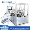 ZONESUN ZS-MSZH10 Automatic Vial Cartoning Machine for Pharmaceutical Glass Vials Packaging Box Sealing