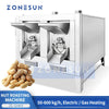 ZONESUN ZS-GHK4 Commercial Nut Roasting Machine for Peanuts Almonds Cashews