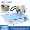 ZONESUN Digital Foil Stamping Machine No Plate Foil Stamping Machine