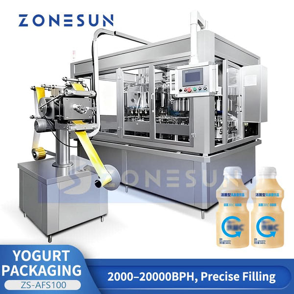 ZONESUN ZS-AFS100 High-Speed beverage Yogurt Filling and Sealing Machine