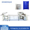 ZONESUN ZS-ZB350S Automatic Horizontal Bubble Film Sealing Packing Machin Industrial Flow Wrapper