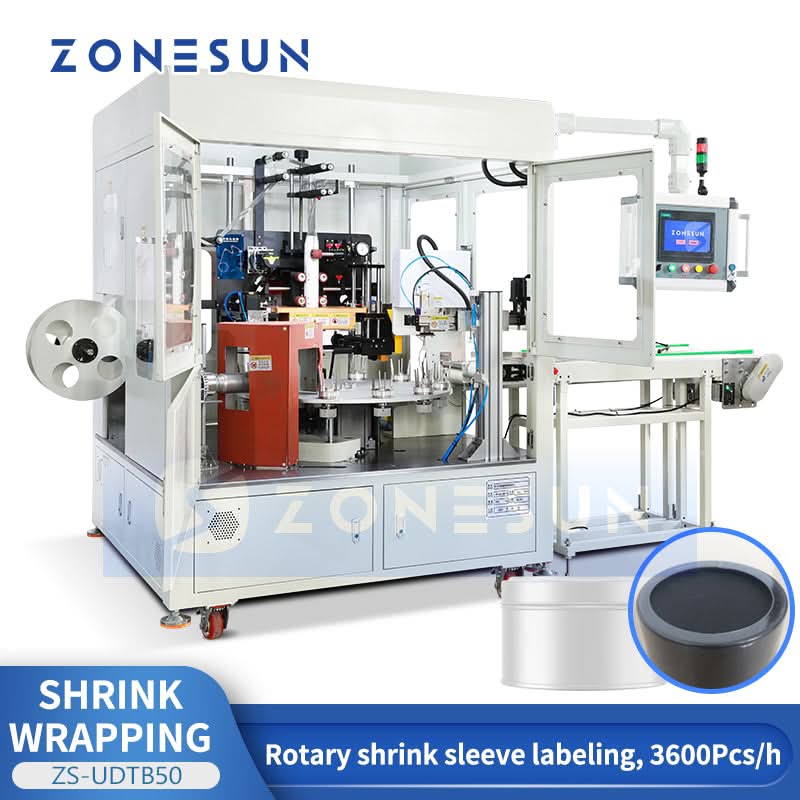 ZONESUN ZS-UDTB50 Rotary Shrink Sleeve Labeling Machine