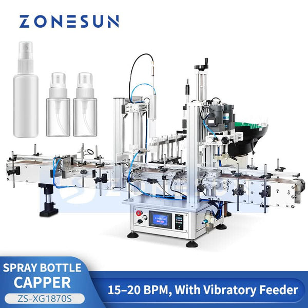 ZONESUN ZS-XG1870S Automatic Spray Bottle Capping Machine 