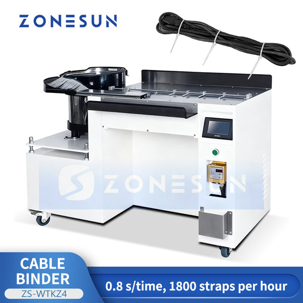 ZONESUN ZS-WTKZ4 Automatic Nylon Cable Tying Machine Fast Wire Bundling Solution