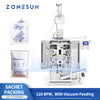 ZONESUN ZS-FS500K4 Multi-Lane Volumetric Cup Granule Packaging Machine with Vacuum Loader