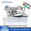 ZONESUN ZS-YL11 Automatic Rotary Paint Filling and Capping Machine | 6-Head Micro-Liquid Filler