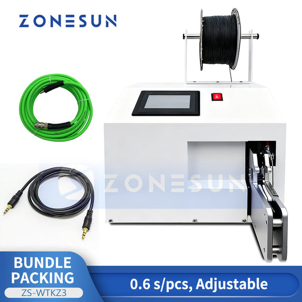 ZONESUN ZS-WTKZ3 Electric Wire Bundling Machine Cable Tying Machine Cable Harness Bundler