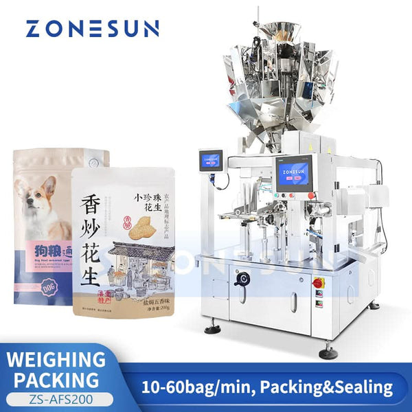 Zonesun ZS-AFS200 Automatic Granule Packing Machine for Grain Rice
