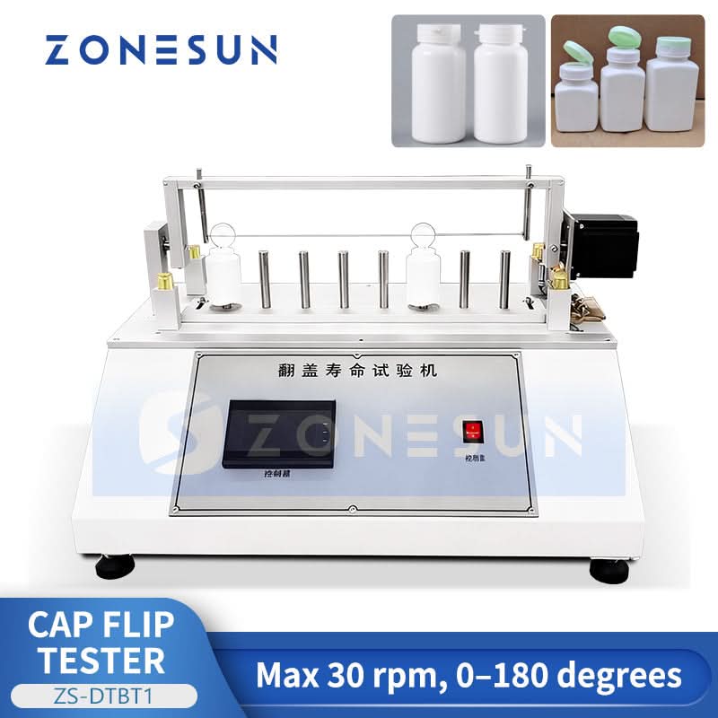 Zs Testing ZONESUN ZS-DTBT1 Flip-Top Cap Durability Opening Life Testing Machine ...