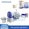 ZONESUN ZS-FAL320 Automatic Milk Powder Filling & Packaging Line | UV Sterilizing, Twin-Auger Filling, Nitrogen Sealing