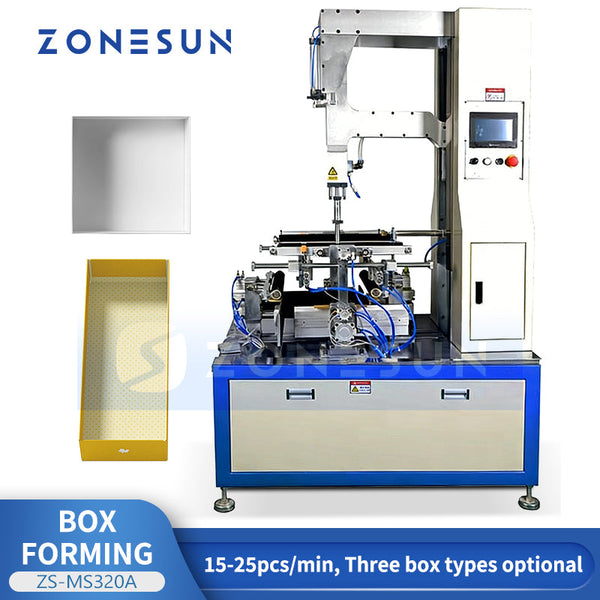 ZONESUN ZS-MS320A Semi-Automatic Rigid Drawer Box Forming Machine for Luxury Jewelry Gift
