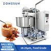 ZONESUN ZS-BM150 Commercial Chocolate Ball Mill Refiner Fine Grinder for Cocoa Nut Paste