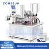 ZONESUN ZS-AFS06 Automatic Cup Filling and Sealing Machine for Paste Cream Rotary Yogurt Cup Filler