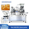 ZONESUN ZS-FSHS22 Customized Single Head Honey Filling and Capping Machine for Viscous Liquids