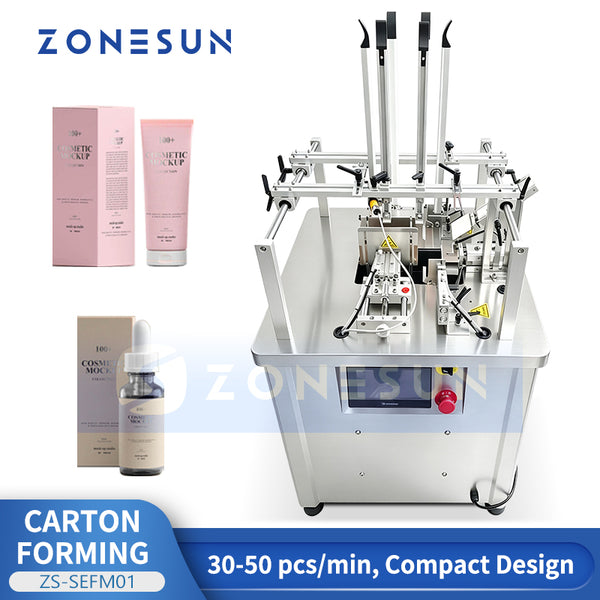 ZONESUN ZS-SEFM01 Automatic Carton Erector Bottom Folding & Box Sealing Machine