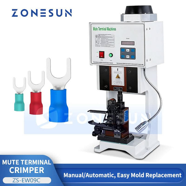ZONESUN ZS-EW09C High-Precision Semi-Automatic Ultra-Quiet Terminal Crimping Machine