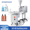 Zonesun ZS-VTRP1 Automatic Gear Pump Paste Filling Machine with Rotary Table for High Viscosity Liquids
