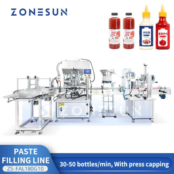 Automatic Liquid Filling and Capping Machine Line
