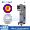 ZONESUN ZS-FKC15 Aluminum Foil Seal Inspection Machine Non-Destructive Seal Inspection Foil Seal Detector