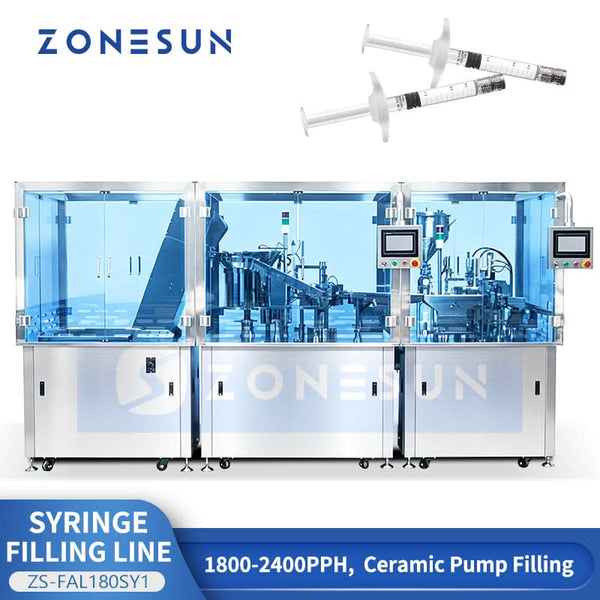 ZONESUN ZS-FAL180SY1 Automatic Prefilled Syringe Filling & Capping Production Line