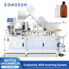 ZONESUN ZS-LP300 Automatic Bottle Unscrambler Machine with Bucket Elevator – Main View
