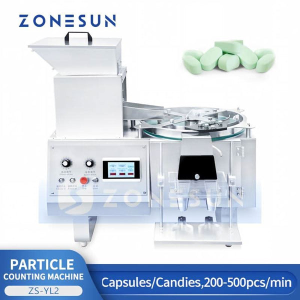 Zonesun ZS-YL2 High-Speed Capsule Tablet Counting Machine for Pharmacy Production