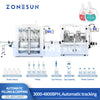 ZONESUN ZS-AFC24VT High-Speed Tracking Filling and Capping Production Line Continuous Packaging System