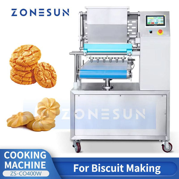 ZONESUN ZS-CO400W Industrielle automatische Drahtschneide-Keksablagemaschine Keksherstellungsmaschine