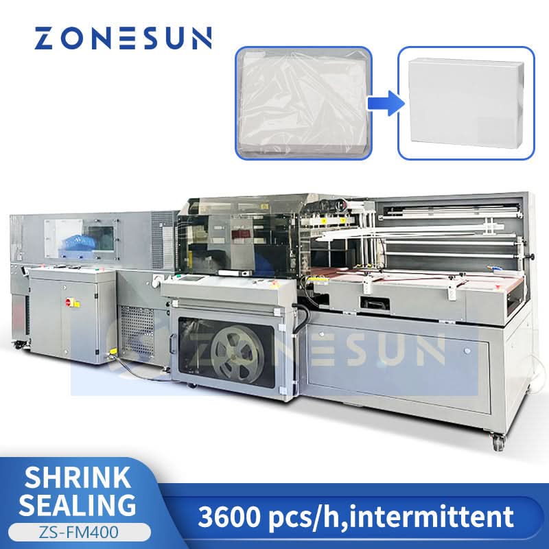 Zonesun ZS-FM400 High Speed Automatic Shrink Wrap Machine