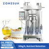 ZONESUN ZS-ZY20A Industrial Hydraulic Olive Oil Pressing Machine Oliv Peanut Coconut Avocado Oil Cold  Hot Pressing