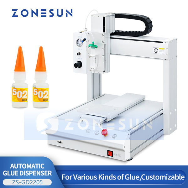 Zonesun ZS-GD2205 Desktop Automatic 3-Axis Glue Dispensing Machine CNC for Industrial PCB LED Assembly