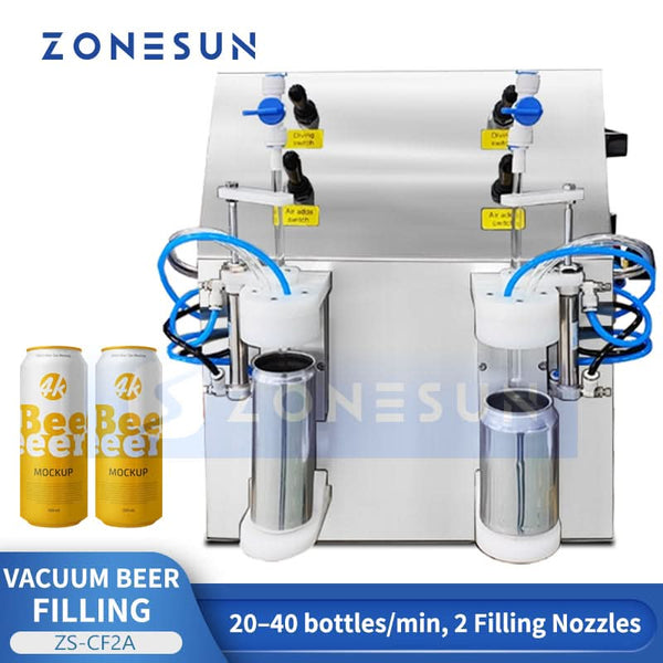 ZONESUN VACUUM BEER FILLING MACHINE