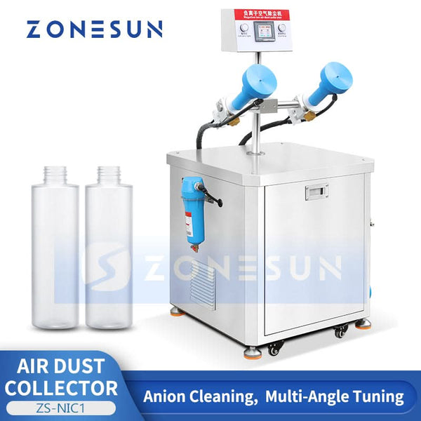 ZONESUN ZS-NIC1 Semi Automatic Ionized Air Bottle Rinser Cleaner