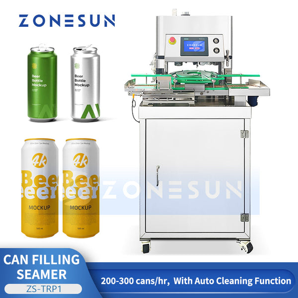 ZONESUN ZS-TRP1 Integrated 4-in-1 Rinsing Filling Capping System for Microbreweries
