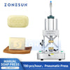 Zonesun ZS-MYZ1 High-Speed Pneumatic Soap Stamping Machine for Custom Bar Molding