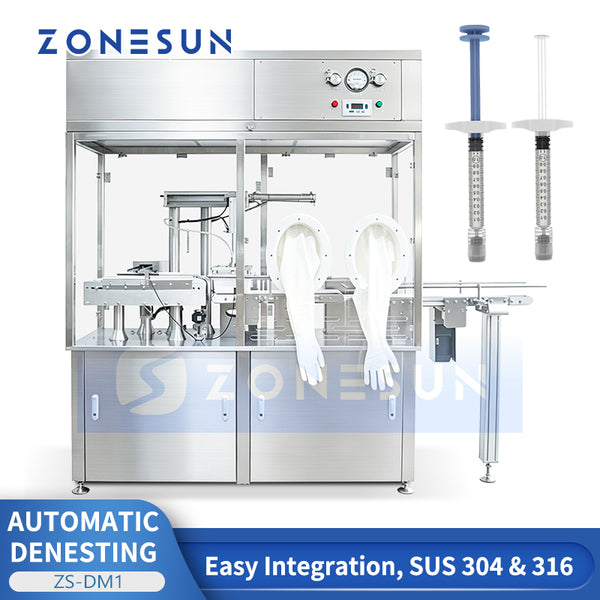 ZONESUN ZS-DM1 Automatic Prefilled Syringe De-nesting Machine for Tub Nest