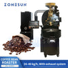 ZONESUN ZS-GHK3 Coffee Bean Roaster Machine with Exhaust System