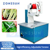 ZONESUN ZS-KZJ100 Elastic Cord Tying Machine Bundling Solution for Cables Vegetables Printing